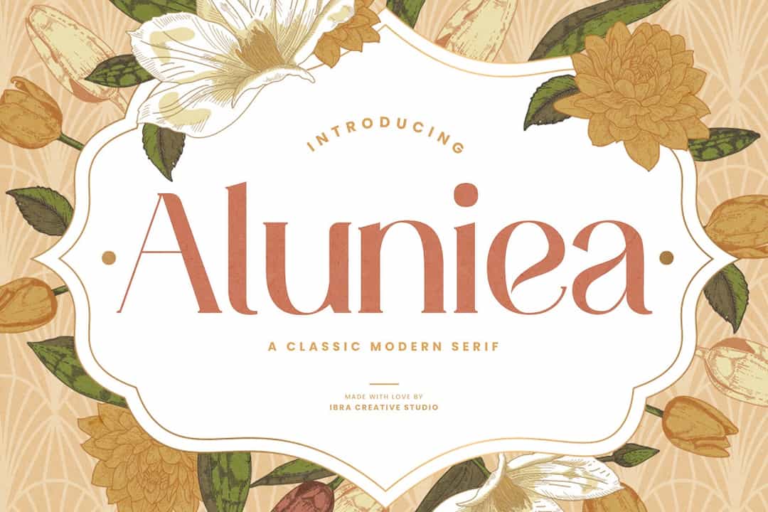 Aluniea Font Image 1