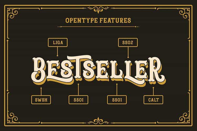 Blastrick Vintage Font Image 3