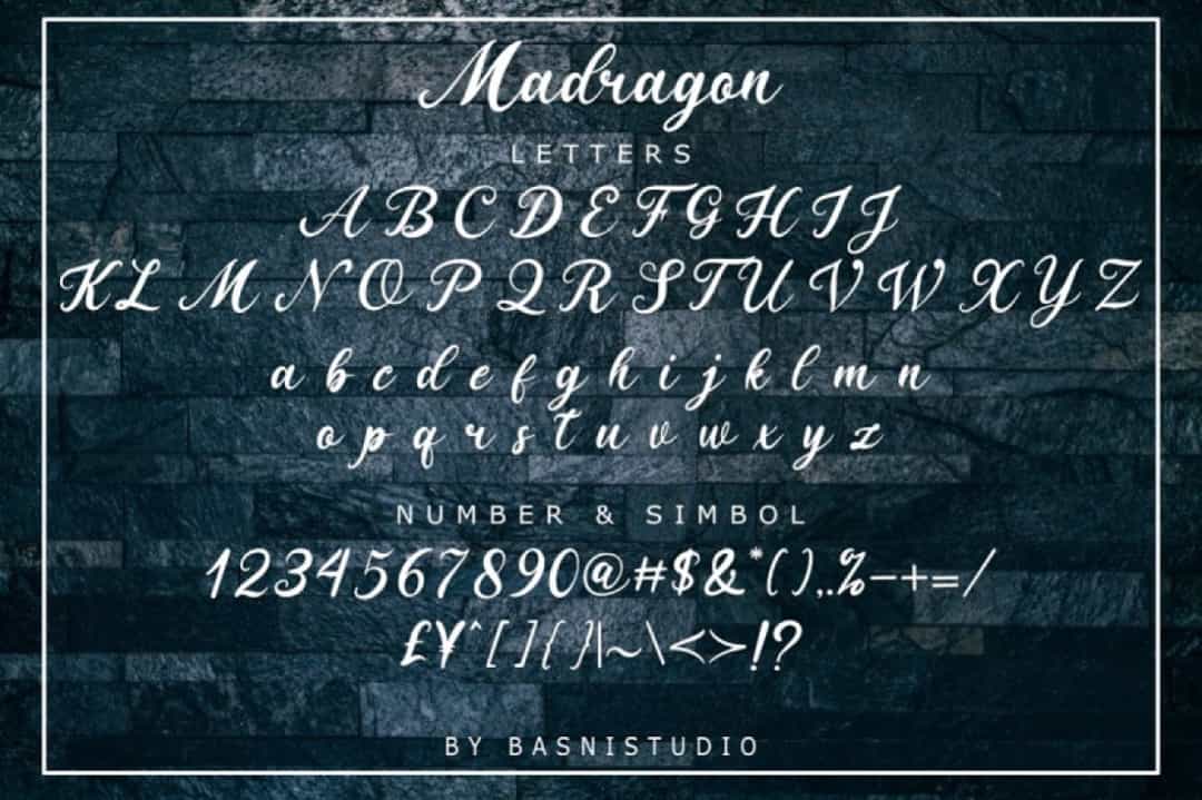 Madragon Font Image 3