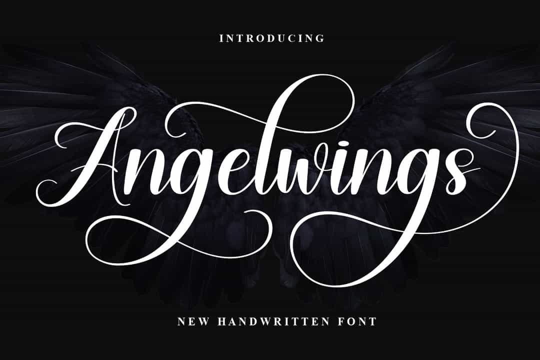 Angelwings Font Image 1