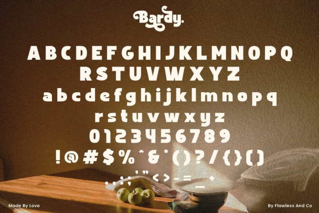 Bardy Font Image 3