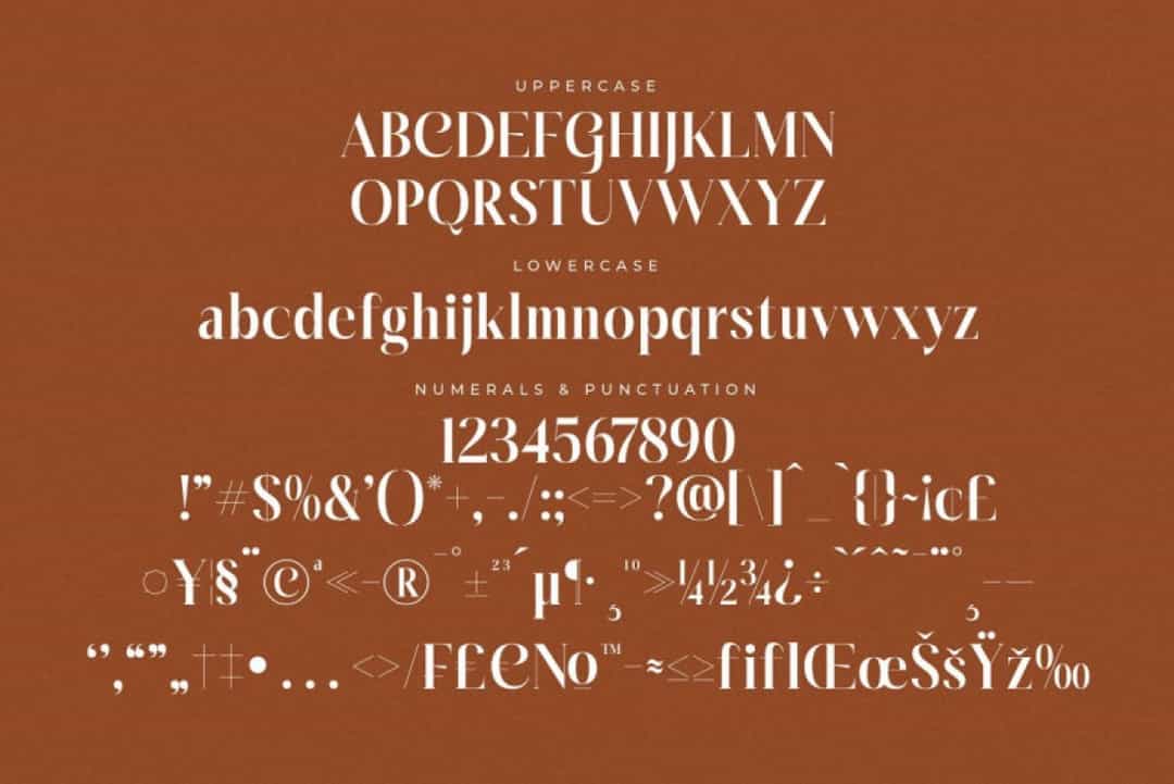 Glanity Font Image 3