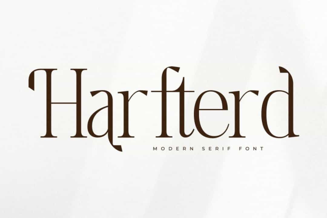 Harfterd Font Image 1