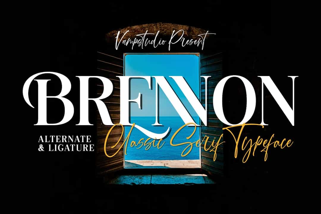 Brennon Font Image 1