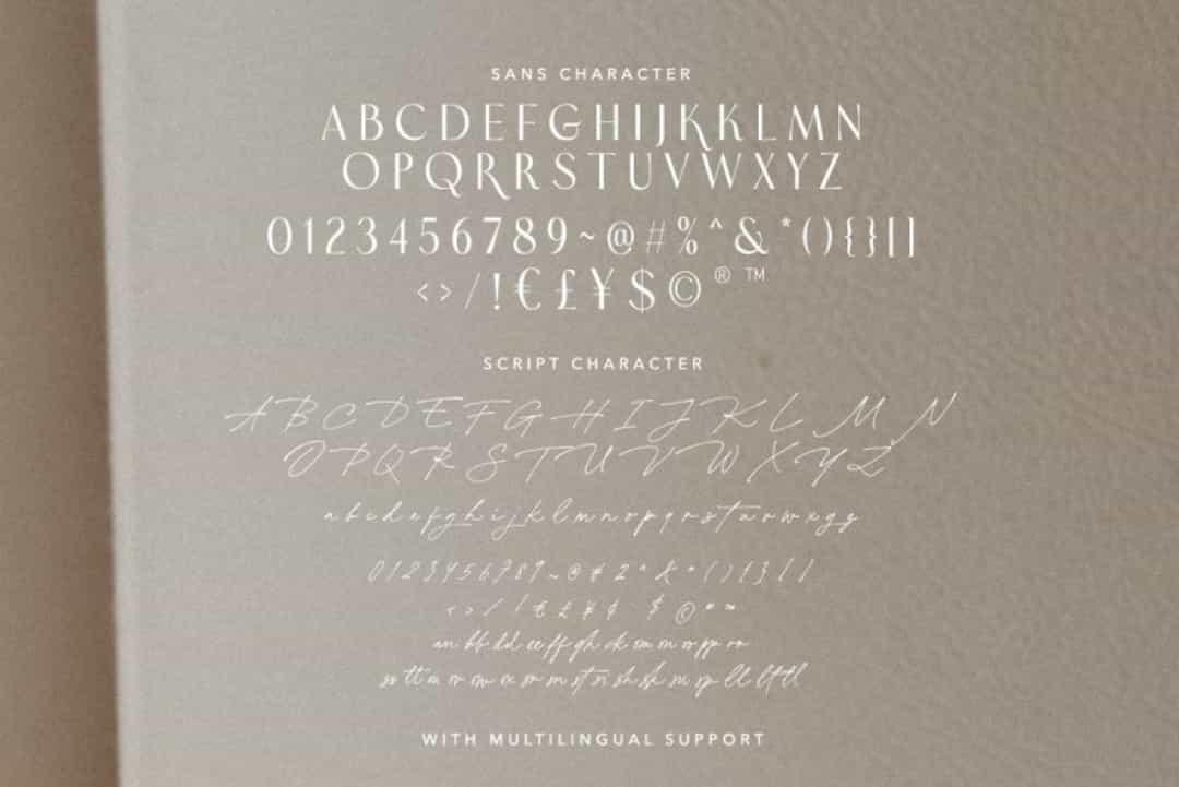 Bright Darling Font Duo Image 3