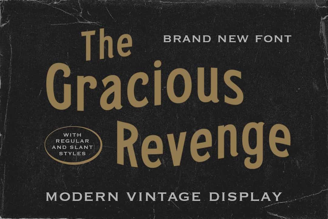 Gracious Revenge Font Image 1