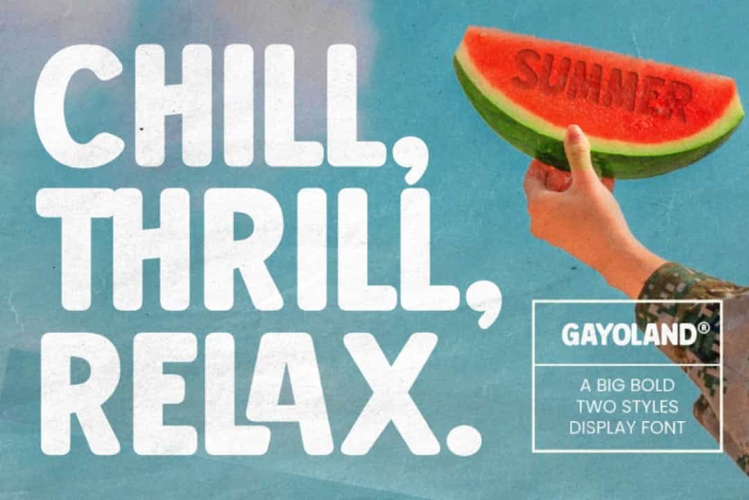 Gayo Land Font Image 2