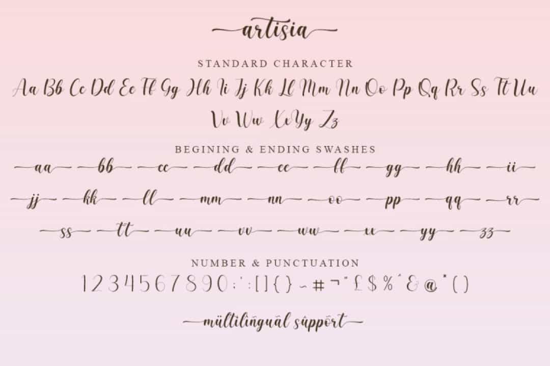 Artisia Font Image 3