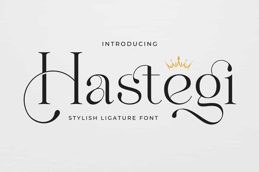 Hastegi Font Image 1