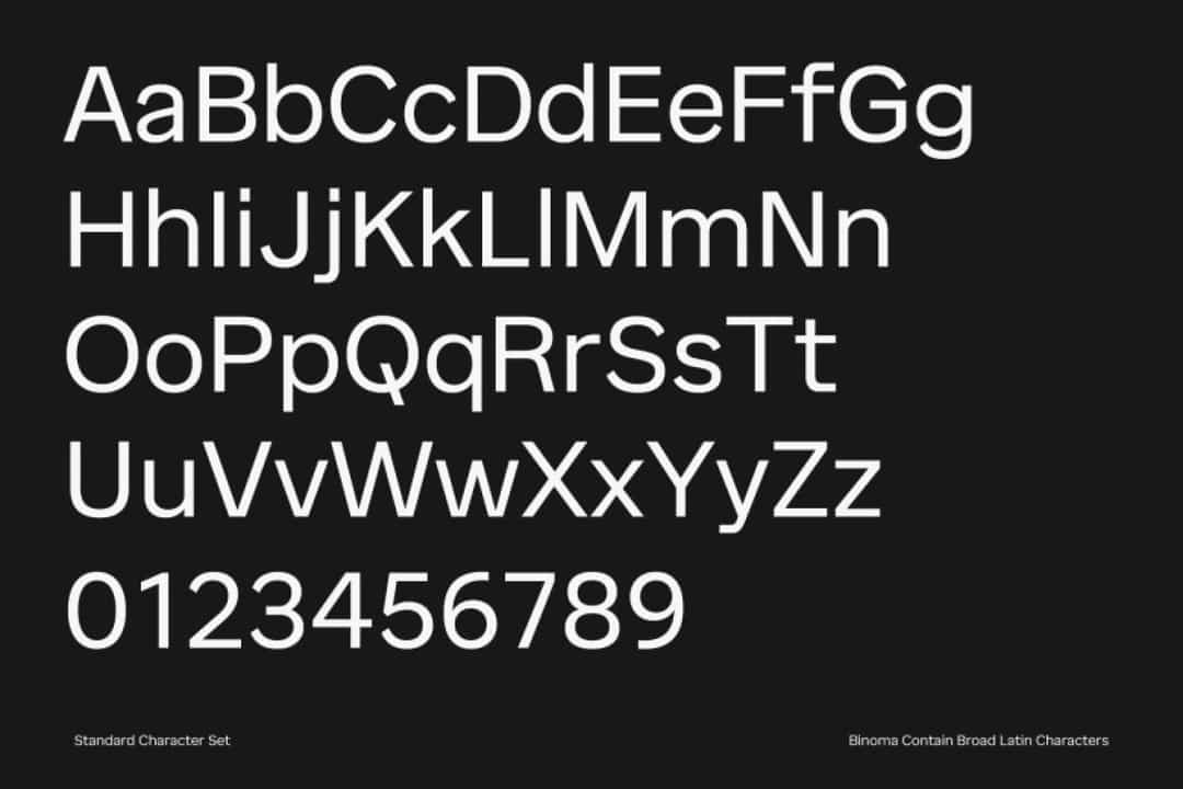 Binoma Font Image 3