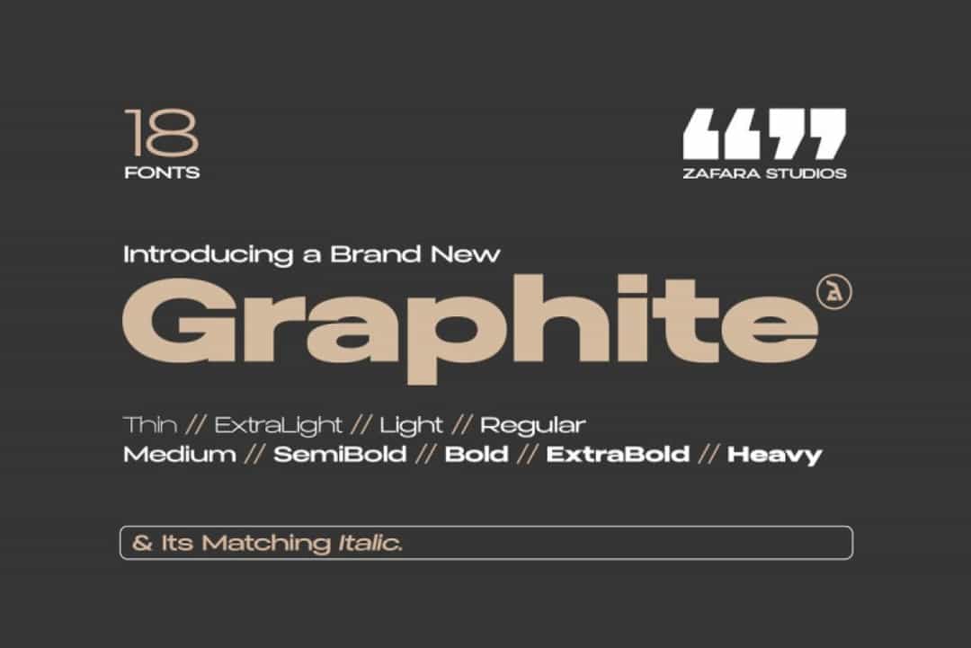 Graphite Font Image 1