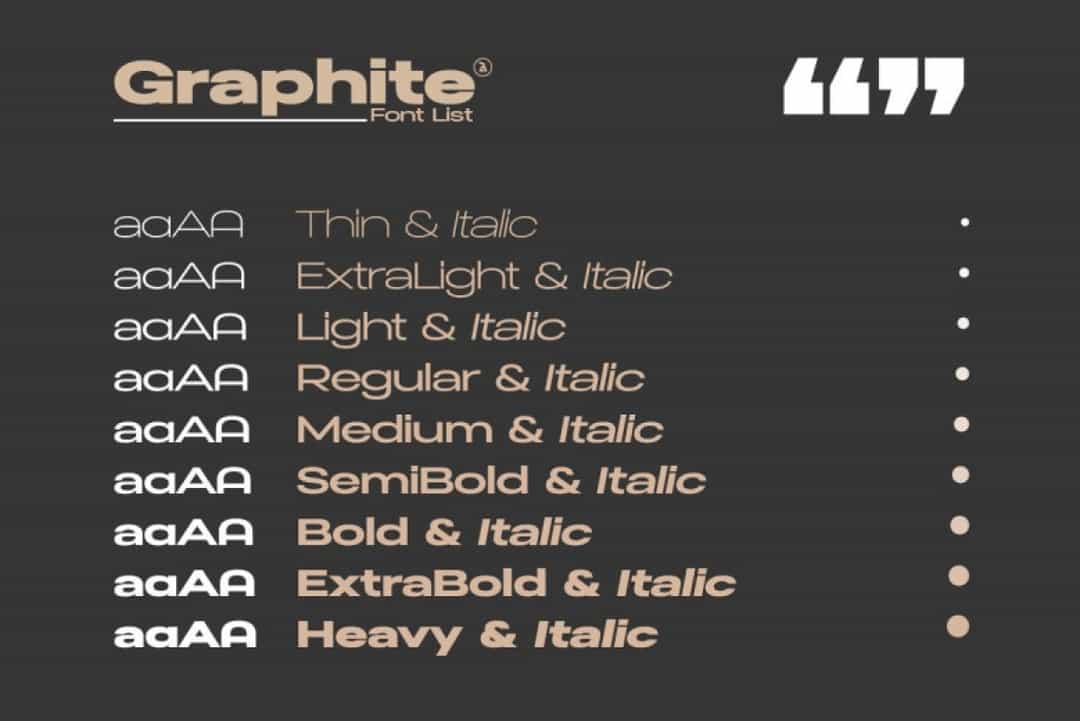 Graphite Font Image 2