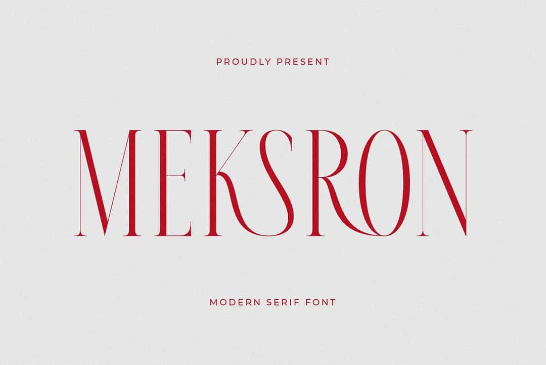 Meksron Font Image 1