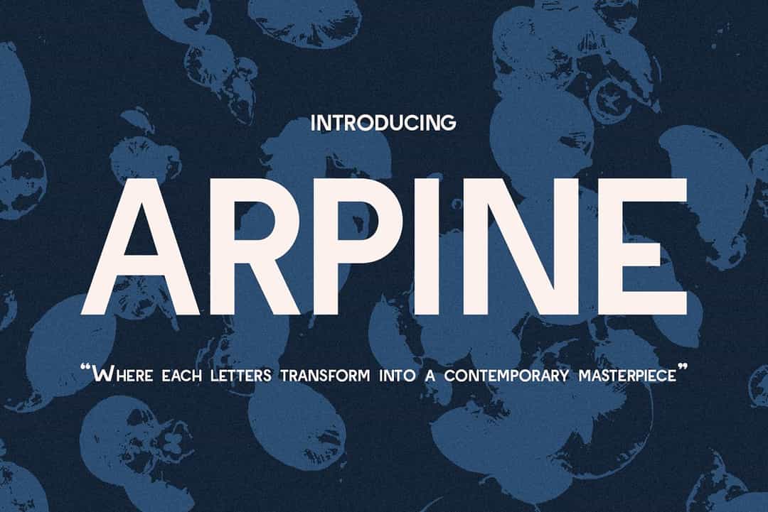 CF Arpine Font Image 1