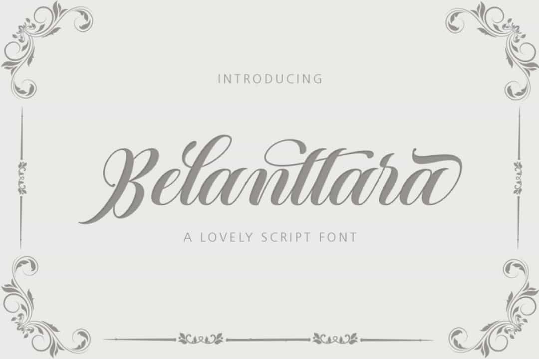 Belanttara Font Image 1