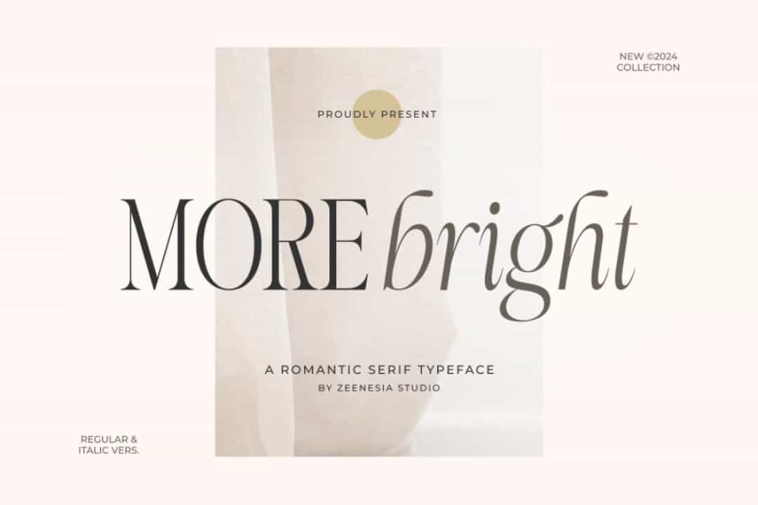 More Bright Font Image 1