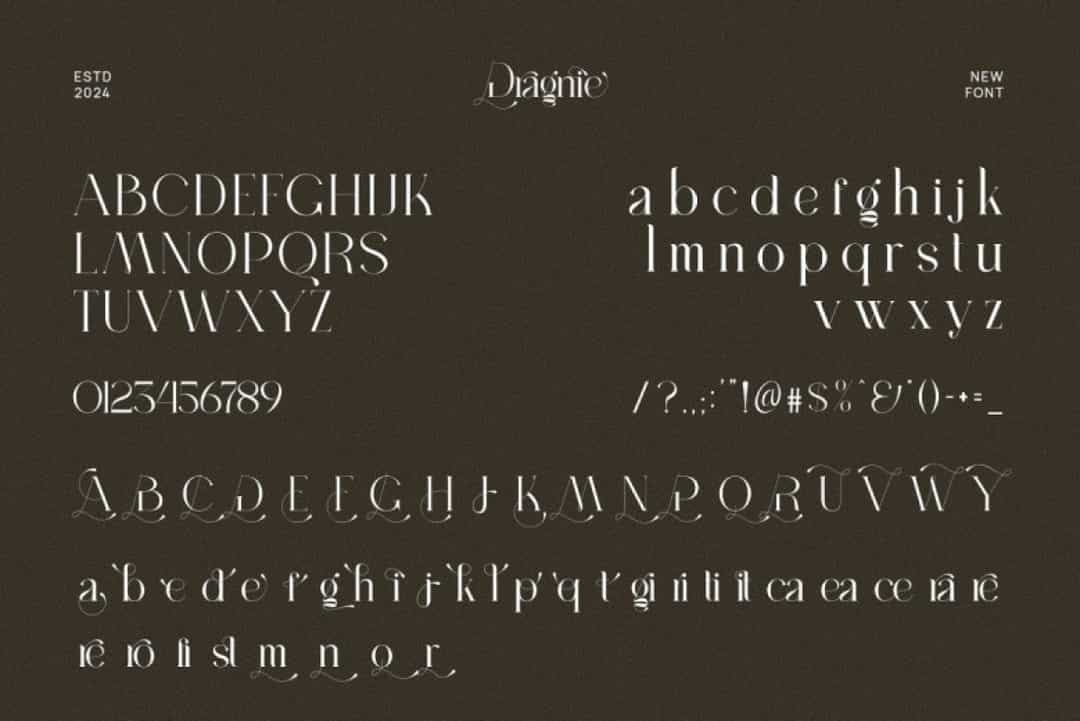 Dragnie Font Image 3