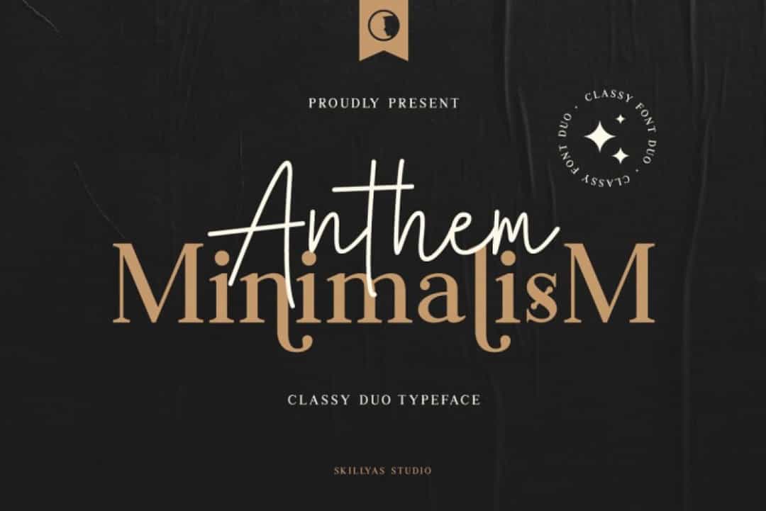Anthem Minimalism Font Image 1