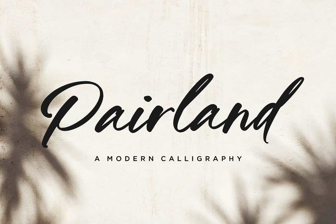 Pairland Font Image 1