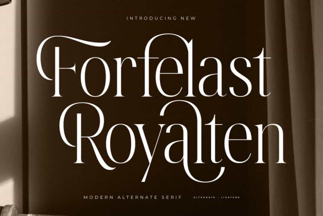 Forfelast Royalten Font Image 1