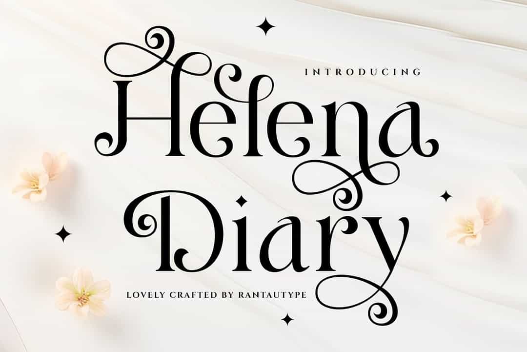 Helena Diary Font Image 1