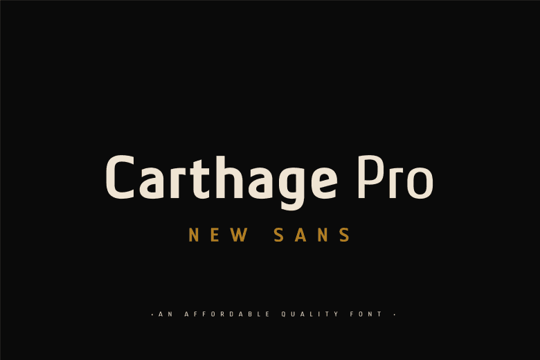 Carthage Pro Font Image 1