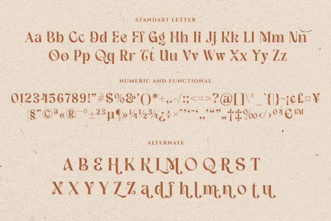Gold Badge Font Image 3