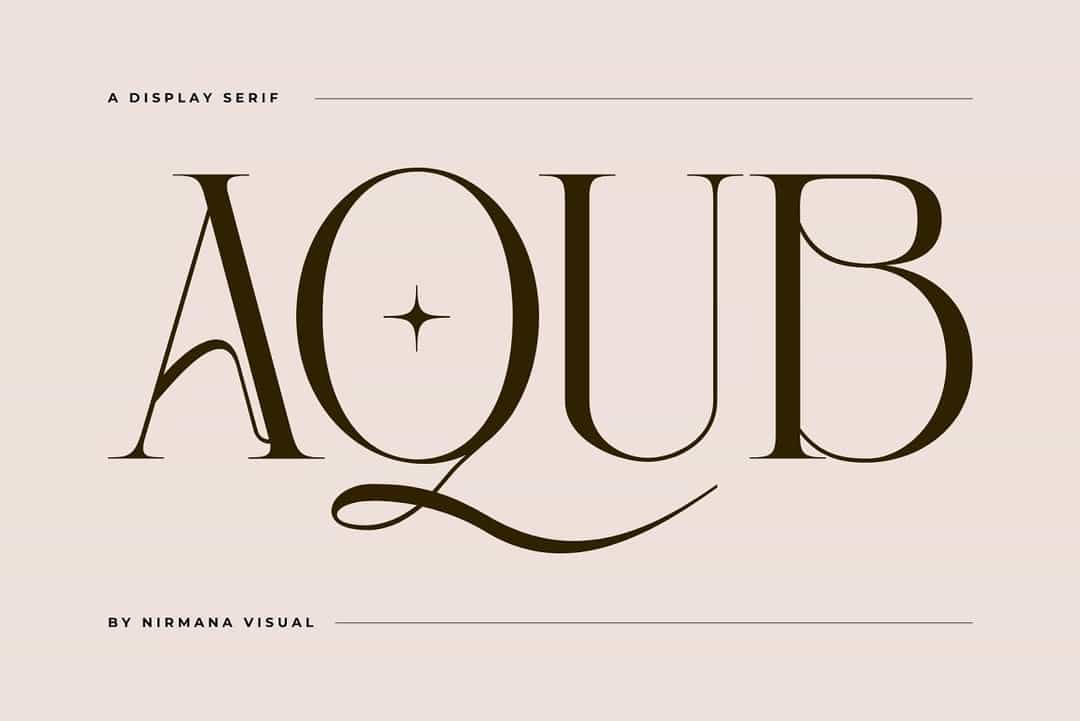 Aqub Font Image 1