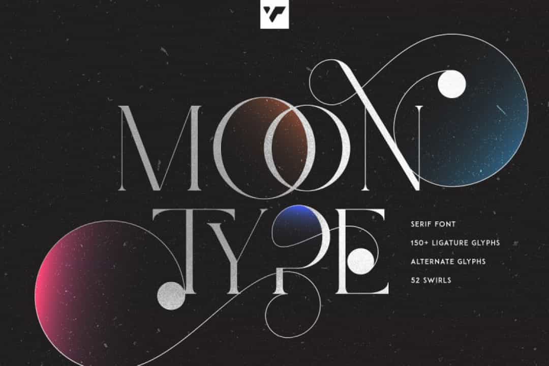 Moon Type Font Image 1