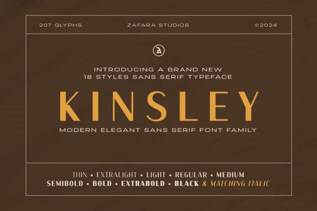 Kinsley Font Image 1