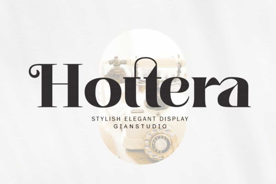 Hottera Font Image 1