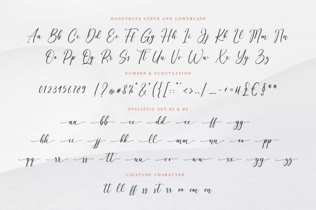 Honeydays Font Image 3