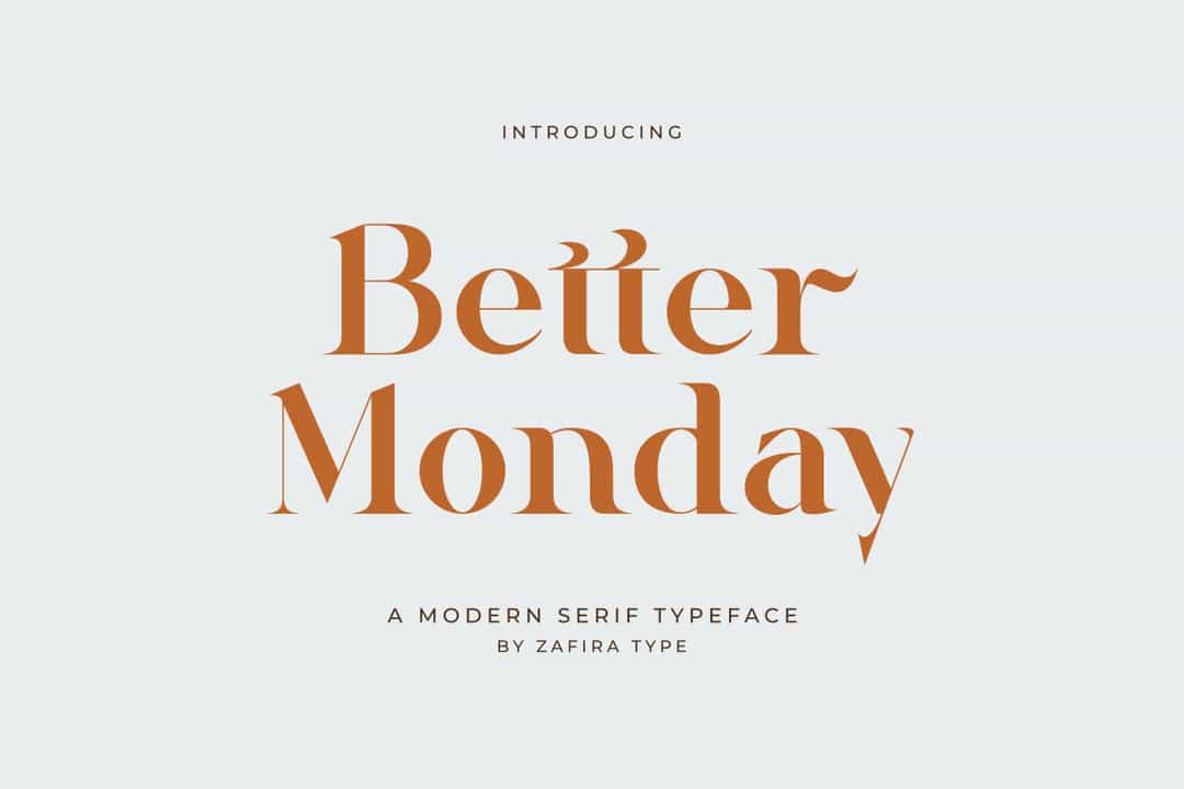 Better Monday Font Image 1