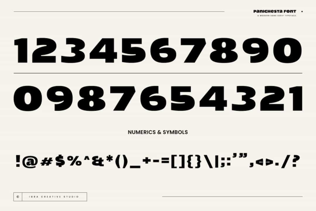 Panichesta Font Image 3