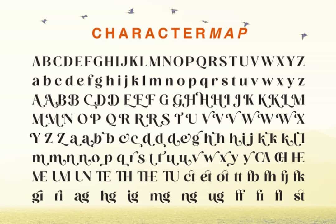 Lost Sarafin Font Image 2
