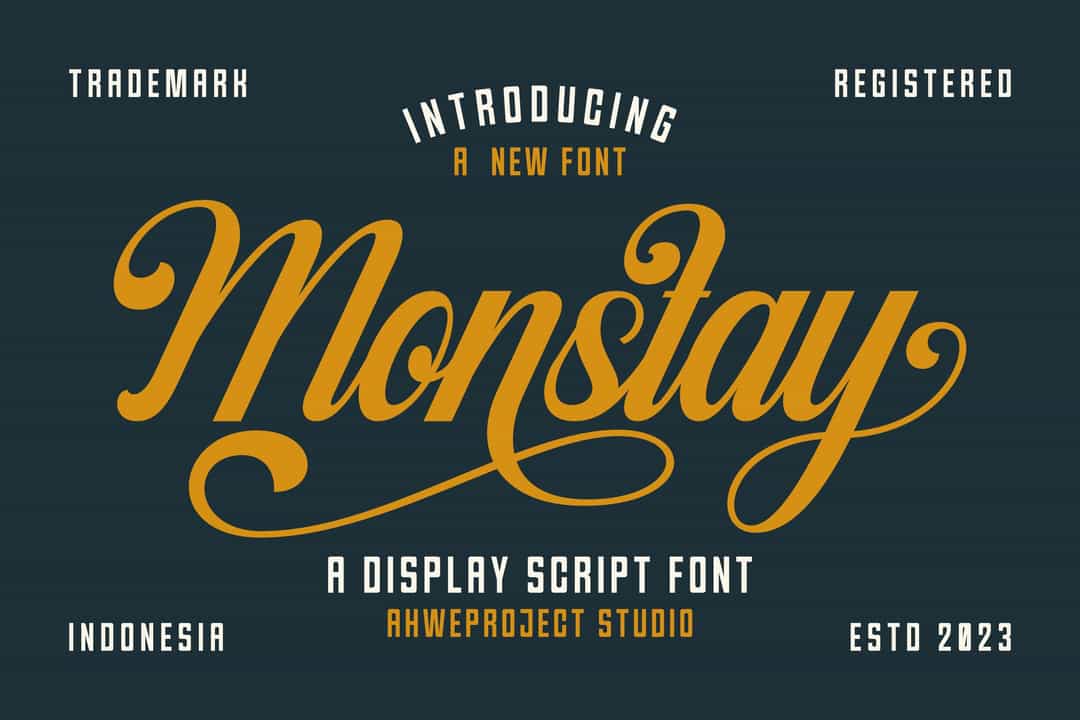 Monstay Font Image 1
