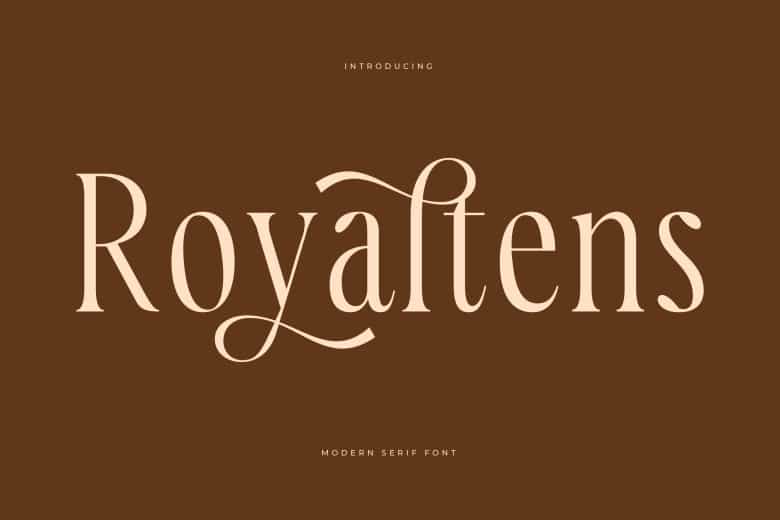 Royaltens Font Image 1