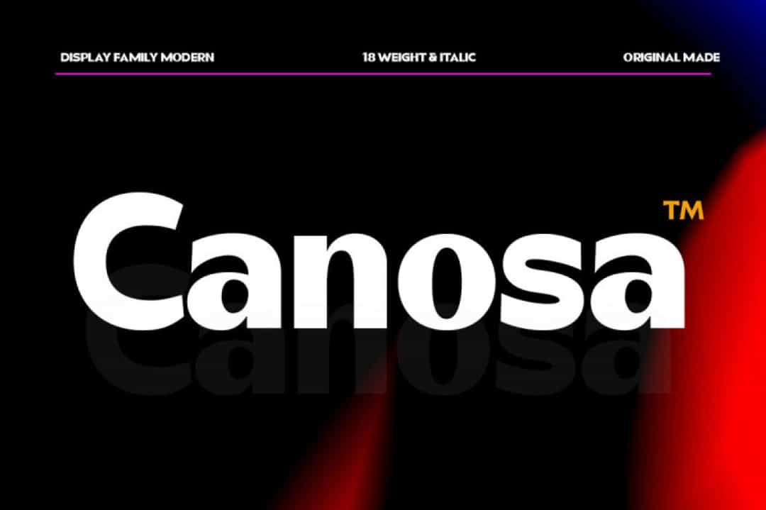 Canosa Font Image 1