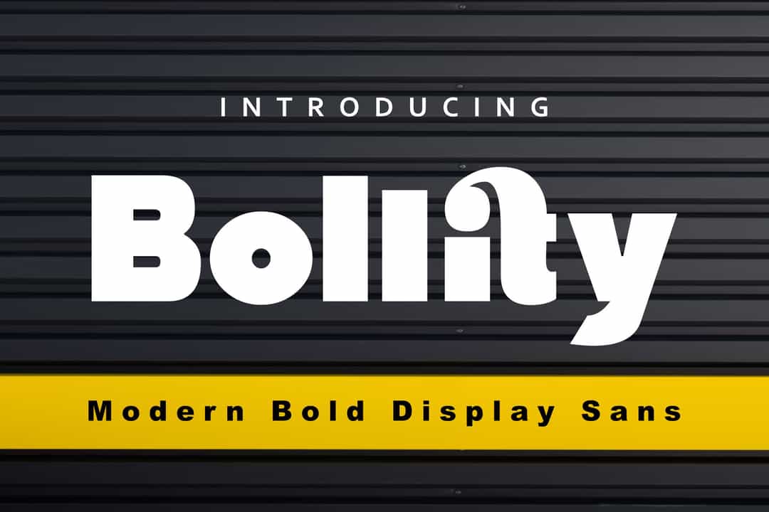 Bollity Font Image 1