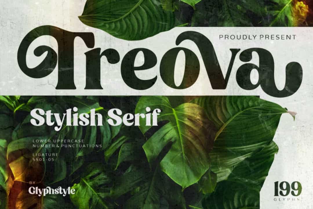 Treova Font Image 1