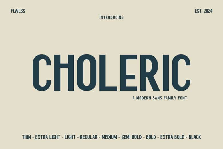 Choleric Font Image 1