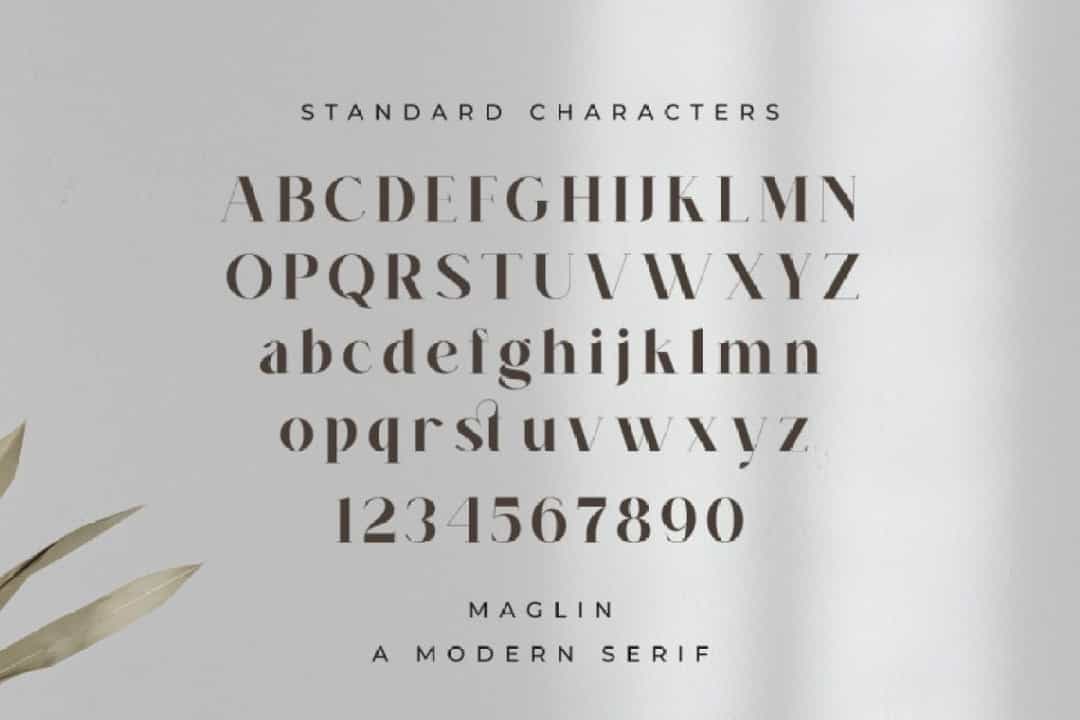 Maglin Font Image 3