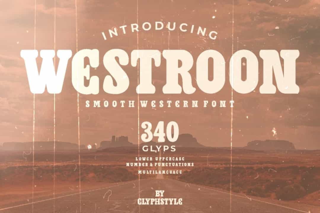 Westroon Font Image 1