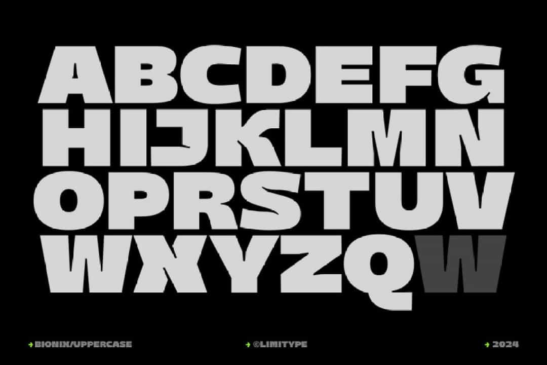 Bionix Font Image 2