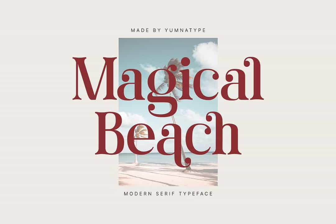 Magical Beach Font Image 1