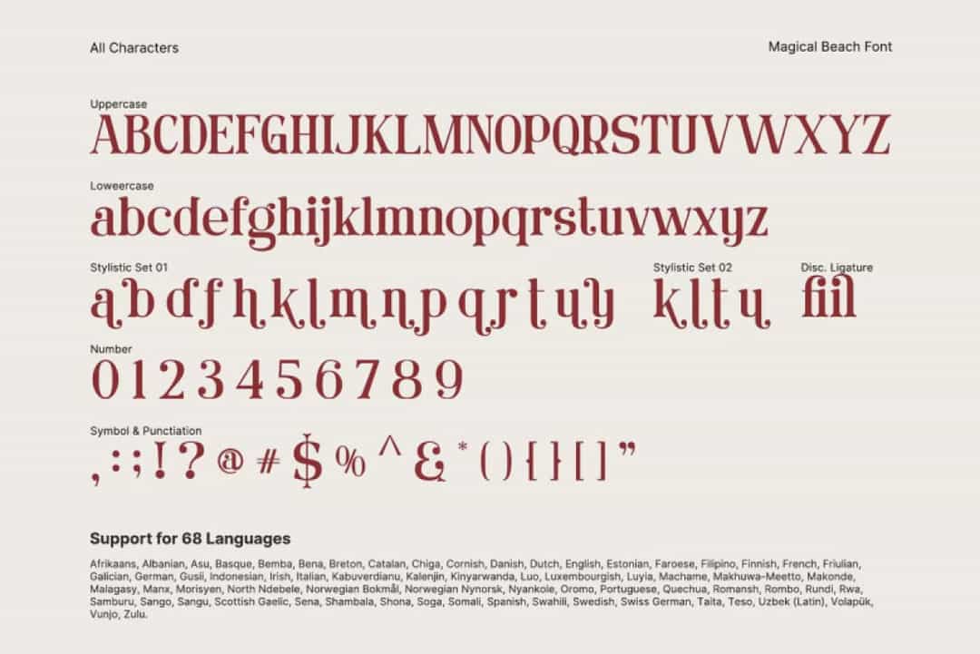 Magical Beach Font Image 3