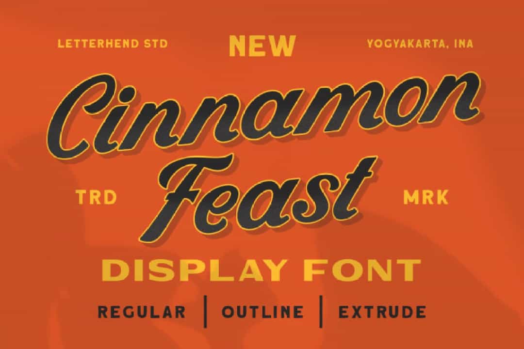 Cinnamon Feast Font Image 1
