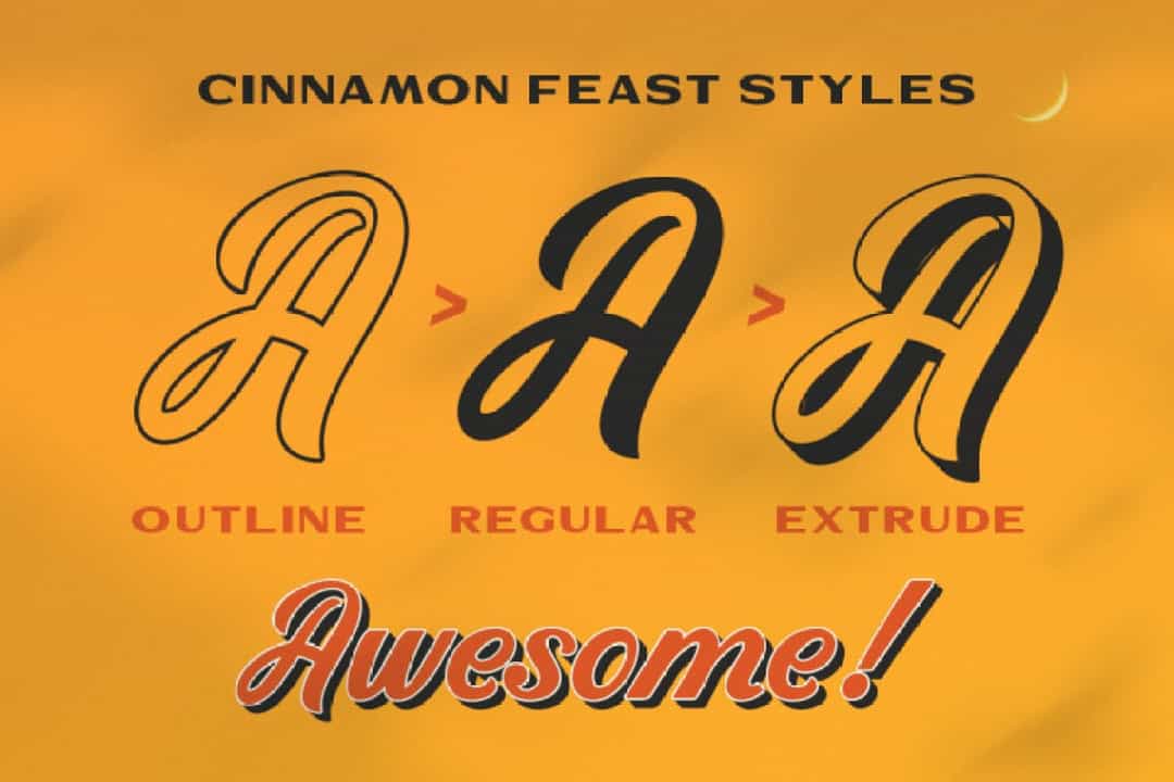 Cinnamon Feast Font Image 2