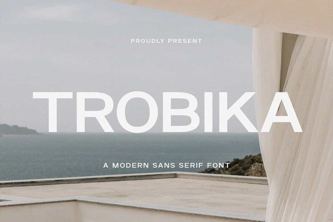 Trobika Font Image 1