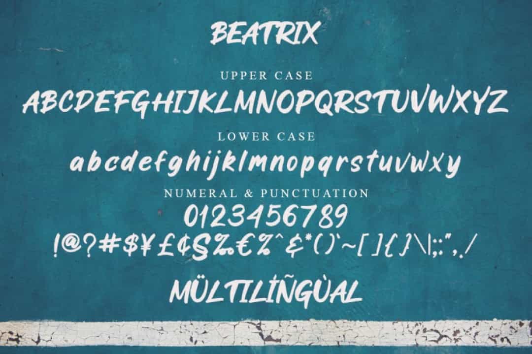 Beatrix Font Image 3